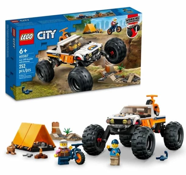 Ibotta LEGO Set Cash Back Offers at Walmart = LEGO City 4×4 Off-Roader Building Toy only $14.99, plus more!