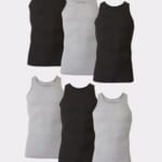 Hanes Ultimate ComfortSoft Tank 6-Pack for $24 + free shipping