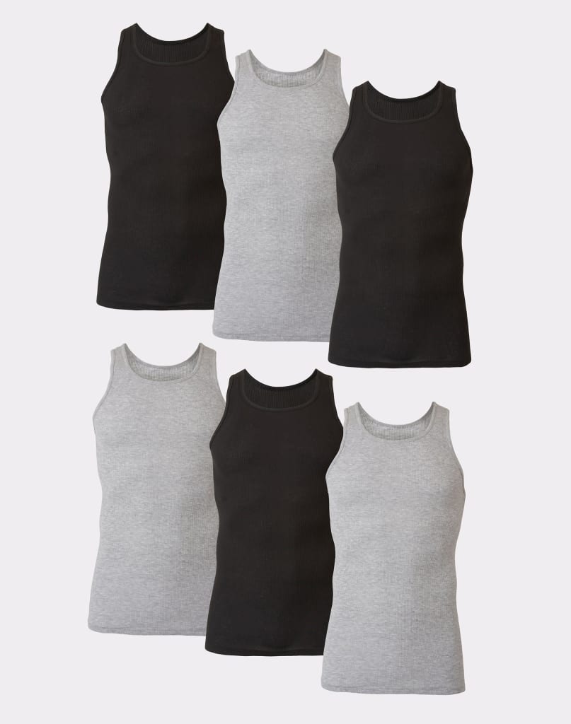 Hanes Ultimate ComfortSoft Tank 6-Pack for $24 + free shipping