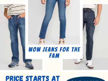 2 Days Only! Wow Jeans for the Fam from $10 (Reg. $24.99+)