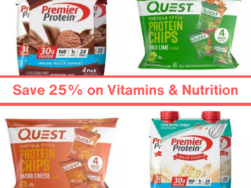 Today Only! Save 25% on Vitamins & Nutrition from $6.74 (Reg. $8.99+)