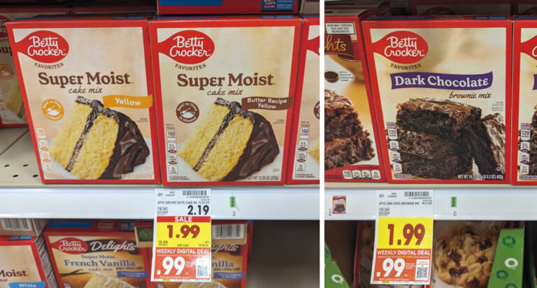 Grab A Deal On Betty Crocker Cake or Brownie Mix – Just 99¢ At Kroger