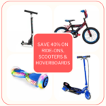 Today Only! Save 40% on Ride-Ons, Scooters & Hoverboards $17.99 (Reg. $19.99+)