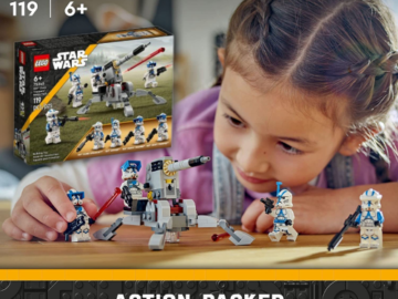 LEGO Star Wars 119-Piece 501st Clone Troopers Battle Pack Buildable Toy Set $15.99 (Reg. $20)