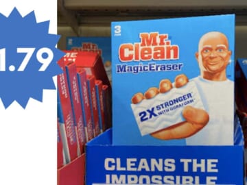 $1.79 Mr. Clean Magic Erasers at Kroger