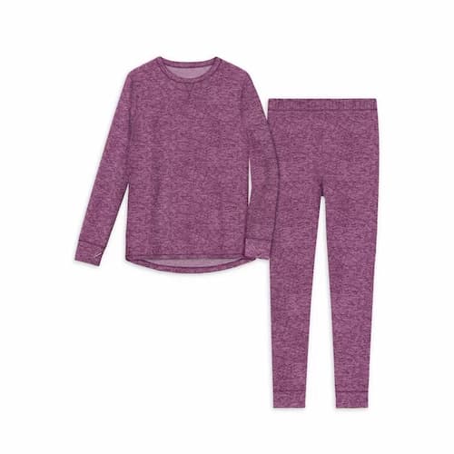 Climate Right Girls Fleece Top & Bottom Set