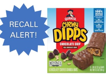 Quaker Oats Company Recalls Granola Bars & Cereals