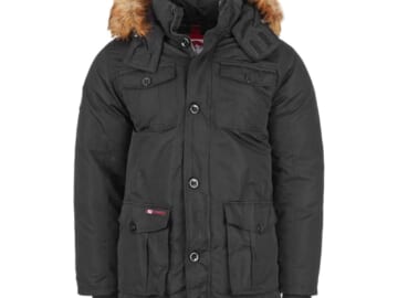 Canada Weather Gear Men's 4-Pocket Fur Hood Parka for $60 + free shipping
