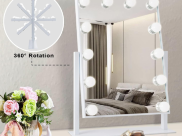 Enhance your beauty routine with with Vanity Mirror with Lights $34.99 After Code (Reg. $69.99) + Free Shipping