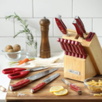 Revitalize your kitchen with Stainless Steel Kitchen Knife 15-Piece Sets with Wooden Block for just $47.98 Shipped Free (Reg. $59.98)