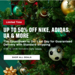 DICK’S Score Up to 50% Off Great Gifts for Everyone on Your List Guaranteed delivery by 12/24/23. Order 12/18/23 with Standard Shipping