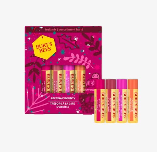 Burt's Bees Beeswax Bounty Fruit Mix Lip Balm Gift Set