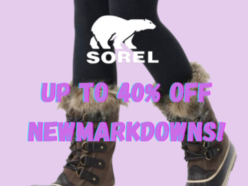 Sorel: Up to 40% Off New Markdowns!