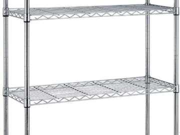 BestOffice 4-Tier 54" Steel Wire Metal Shelving Rack for $40 + free shipping