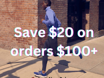 Joe’s New Balance Outlet $20 Off any order over $100 and Free Shipping for orders over $99
