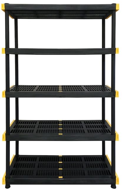 Project Source Commander 5-Tier Collapsible Shelving Unit for $85 + free shipping