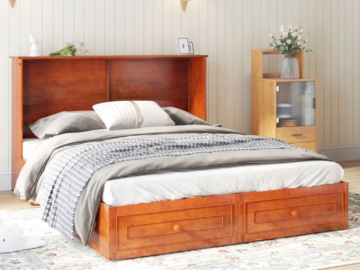 Queen Cabinet Murphy Bed w/ Mattress for $900 + free shipping