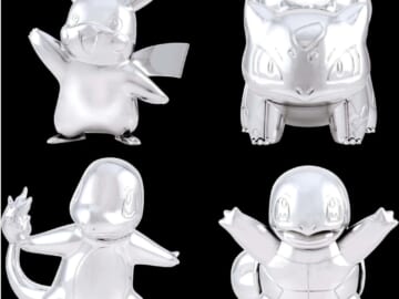 Pokemon 25th Anniversary Edition Silver Figurine 4-Pack for $5 + pickup