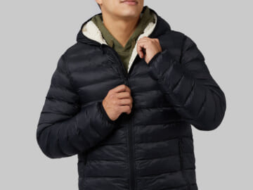 32 Degrees Men's Hooded Sherpa-Lined Jacket for $20 + free shipping w/ $75