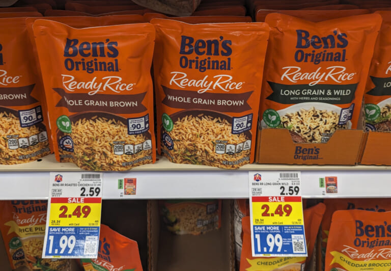 Ben’s Original Ready Rice Just $1.99 At Kroger