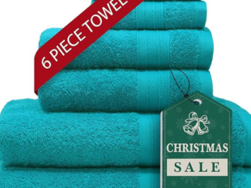 Luxury Soft 6 Piece Towel Sets from $27.09 (Reg. $29.99) – FAB Ratings!