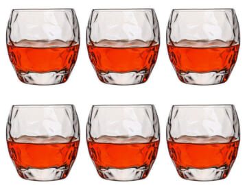 Whiskey Glasses 6-Pack for $19 + free shipping