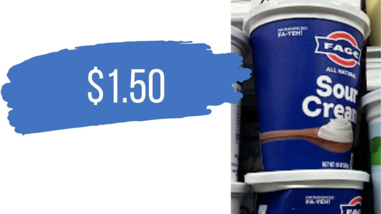 $1.50 Fage Sour Cream at Publix
