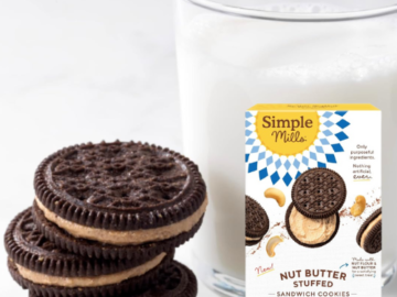 Simple Mills Cocoa Cashew Crème Sandwich Cookies, 6.7 Oz as low as $4.78 when you buy 4 (Reg. $6) + Free Shipping