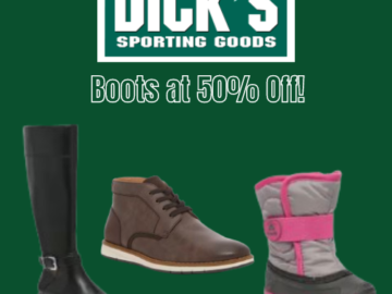 DSW Boots Steals at 50% Off!