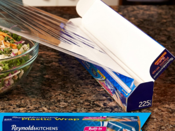 Reynolds Kitchens 225-Sq Ft Quick Cut Plastic Wrap as low as $3.25 when you buy 4 After Coupon (Reg. $5.29) + Free Shipping