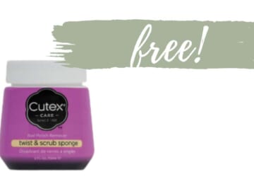FREE Cutex Nail Polish Remover at Publix