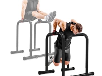 Parallel Bars Dip Station for $48 + free shipping