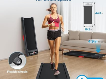 Take control of your health and productivity with this 2 in 1 Folding Incline Treadmill for just $159.99 After Code (Reg. $399.99) + Free Shipping