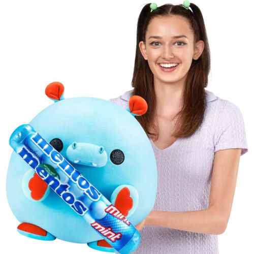 Snackles 14-Inch Hippo Super Sized Plush Stuffed Animal (Mentos) $10.49 (Reg. $20) – FAB Ratings!