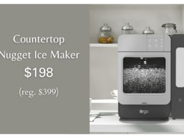 Orgo The Sonic Countertop Ice Maker $198 (reg. $399)