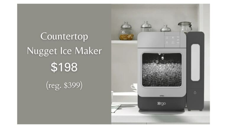 Orgo The Sonic Countertop Ice Maker $198 (reg. $399)