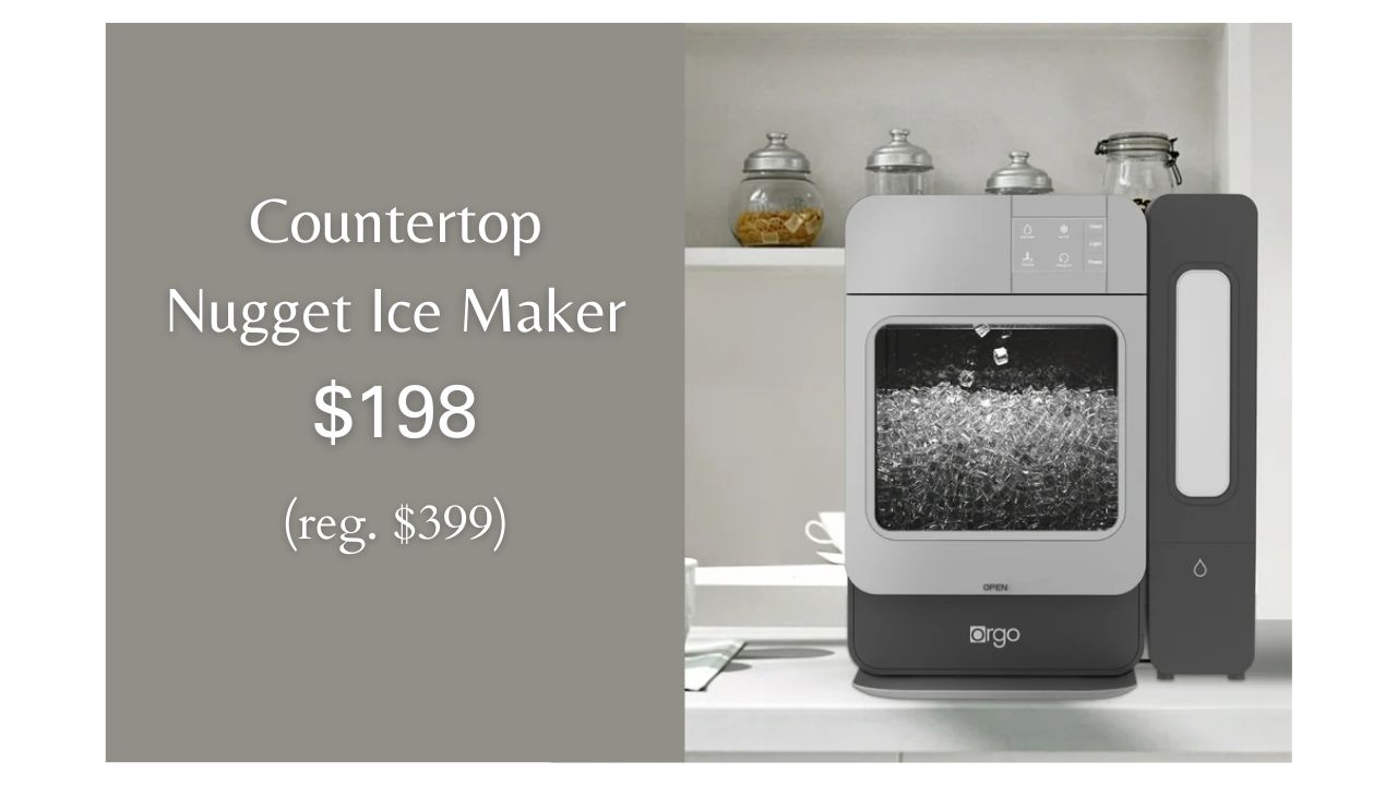 Orgo The Sonic Countertop Ice Maker $198 (reg. $399)