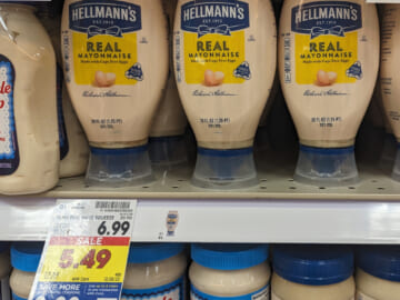 Hellmann’s Mayonnaise As Low As $3.99 At Kroger (Regular Price $6.99)