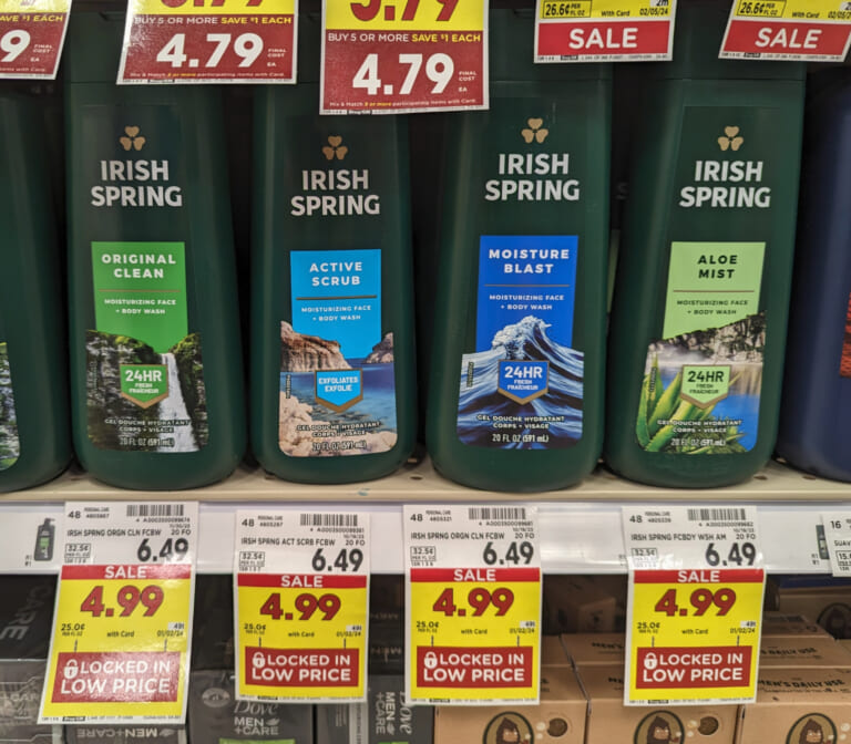 Irish Spring Body Wash As Low As $2.49 At Kroger (Regular Price $6.49)