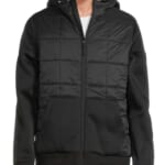 Reebok Men's Mixed Media Puffer Jacket w/ Hood for $30 + free shipping w/ $35