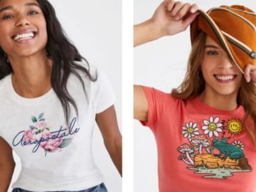 Aeropostale | B1G2 Free Women’s Graphic Tees + $25 Jeans