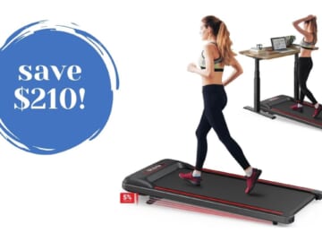 Amazon | CozyInn Under Desk Treadmill $189.99 (reg. $450)