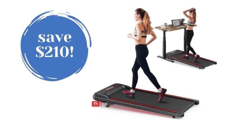 Amazon | CozyInn Under Desk Treadmill $189.99 (reg. $450)