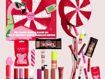 NYX Limited Edition Pull to Sleigh Surprise Makeup Holiday Gift Set $32 After Code (Reg. $70) – $92 Value
