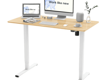 Flexispot FlexiSpot Whole-Piece Electric Height Adjustable Standing Desk for $100 + free shipping