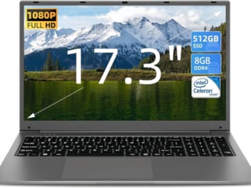 Intel Gemini Lake Refresh 17.3" Laptop w/ 512GB SSD for $231 + free shipping