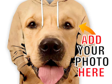 Men's & Women's Personalized Hoodie for $20 + free shipping