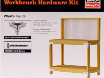 Simpson Strong-Tie DIY Workbench Shelving Kit for $24 + free shipping w/ $45