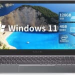 Intel Celeron N3350 15.6" Laptop w/ 128GB SSD for $127 + free shipping