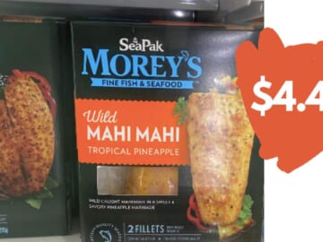 $4.44 SeaPak Frozen Seafood at Publix